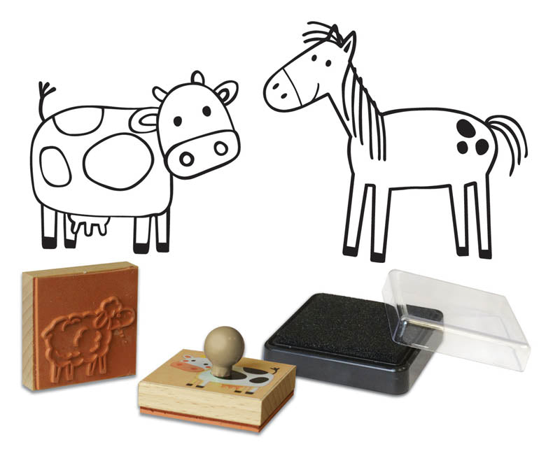 Créa Lign' | Stempels | Boerderijdieren