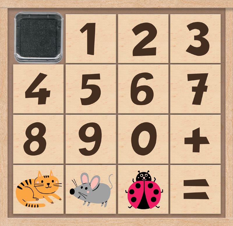 Créa Lign' | Stempels | Cijfers en Dieren