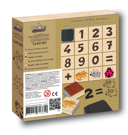 Créa Lign' | Stempels | Cijfers en Dieren