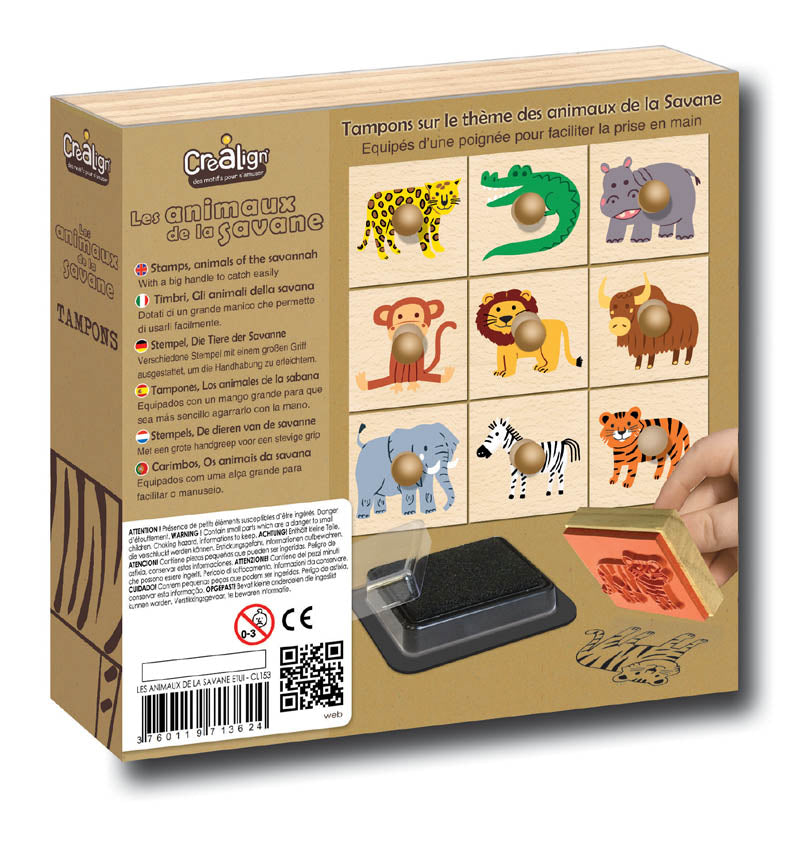 Créa Lign' | Stempels | Dieren van de Savanne