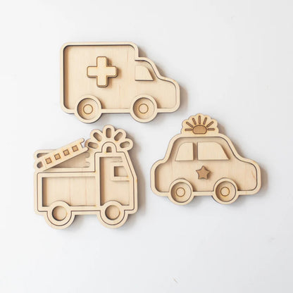 Studio de Rijk | Vulvorm | Mini Set | Beroepsvoertuigen