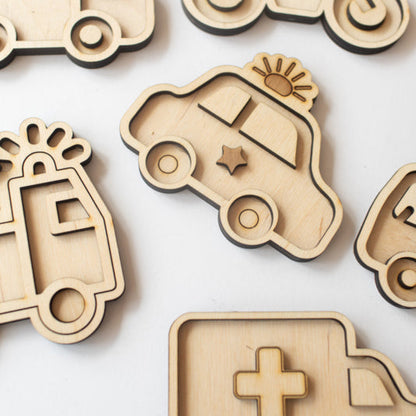 Studio de Rijk | Vulvorm | Mini Set | Beroepsvoertuigen