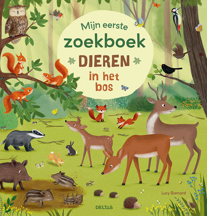 Uitgeverij Deltas | Mijn Eerste Zoekboek | Dieren in het bos