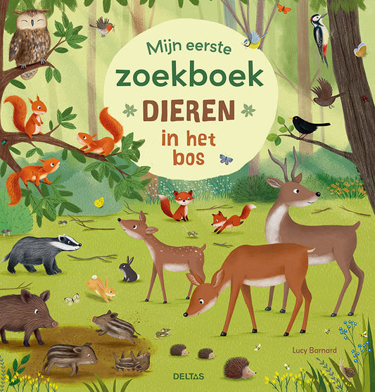 Uitgeverij Deltas | Mijn Eerste Zoekboek | Dieren in het bos