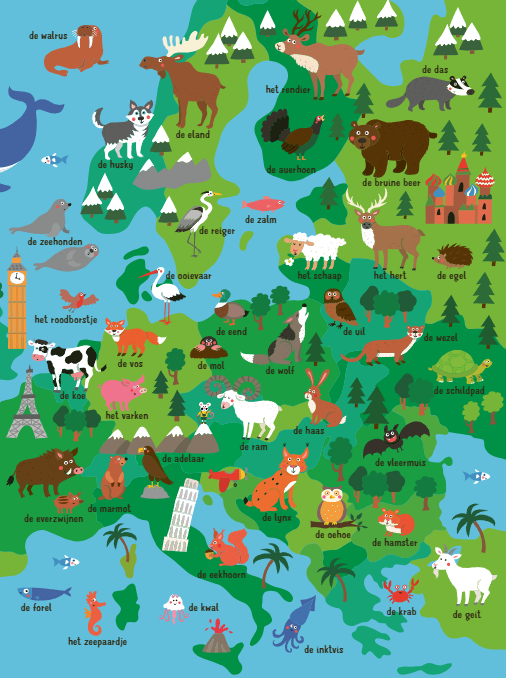 Uitgeverij Deltas | Mijn Allereerste Dierenatlas