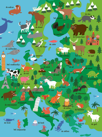 Uitgeverij Deltas | Mijn Allereerste Dierenatlas