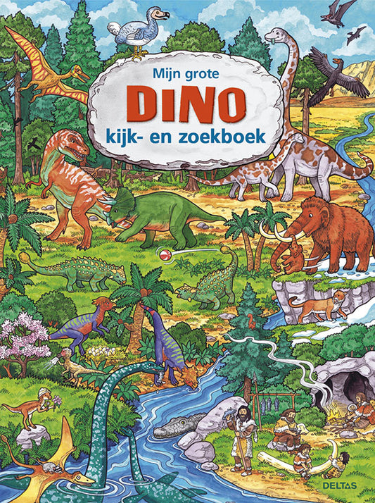 Uitgeverij Deltas | Mijn Grote Dino Kijk- en Zoekboek
