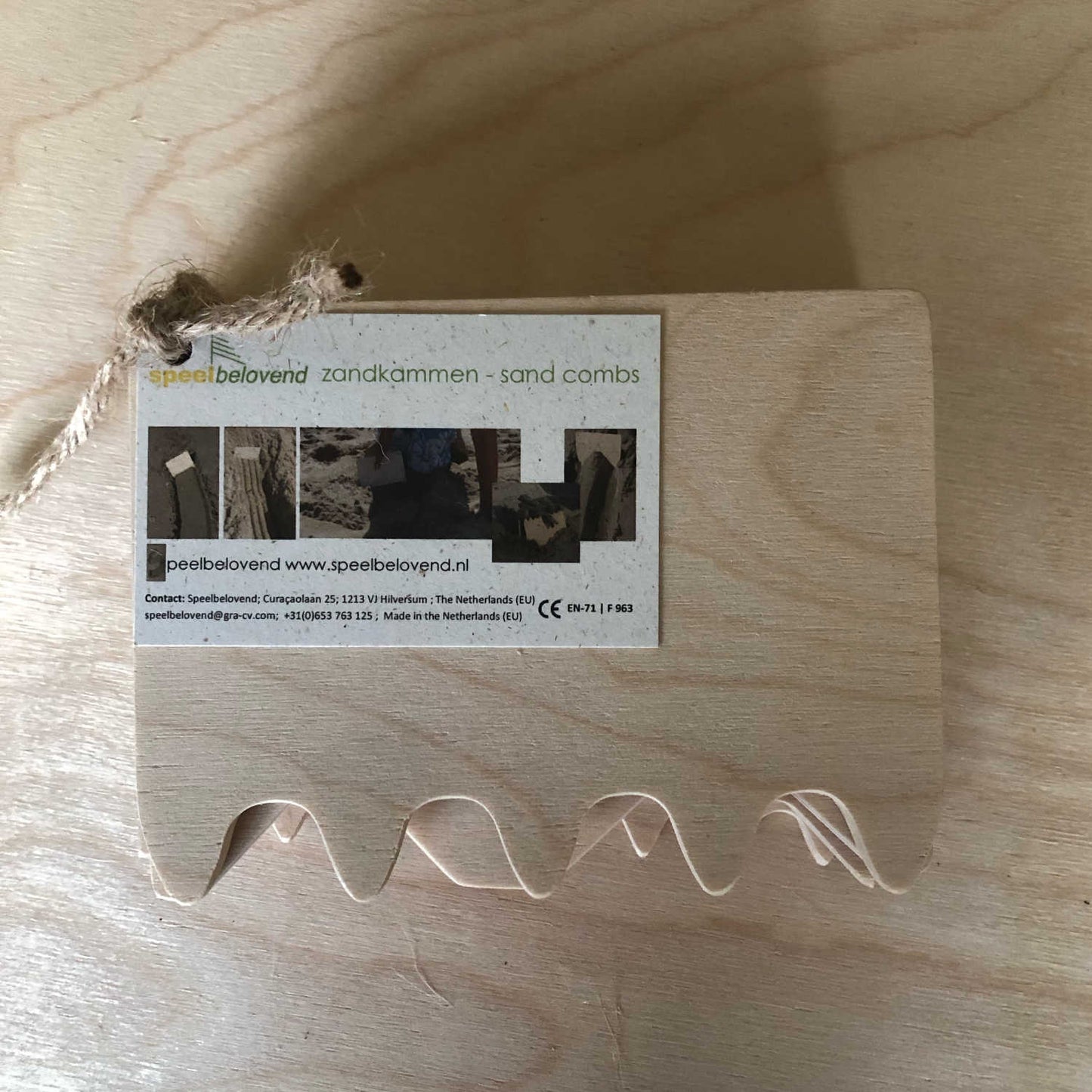 Speelbelovend | Zandkammen | M