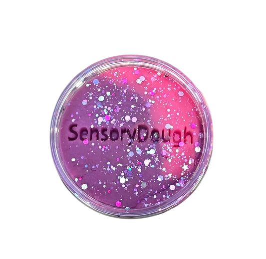 Speelklei - Glitter paars/roze | Sensoryfun