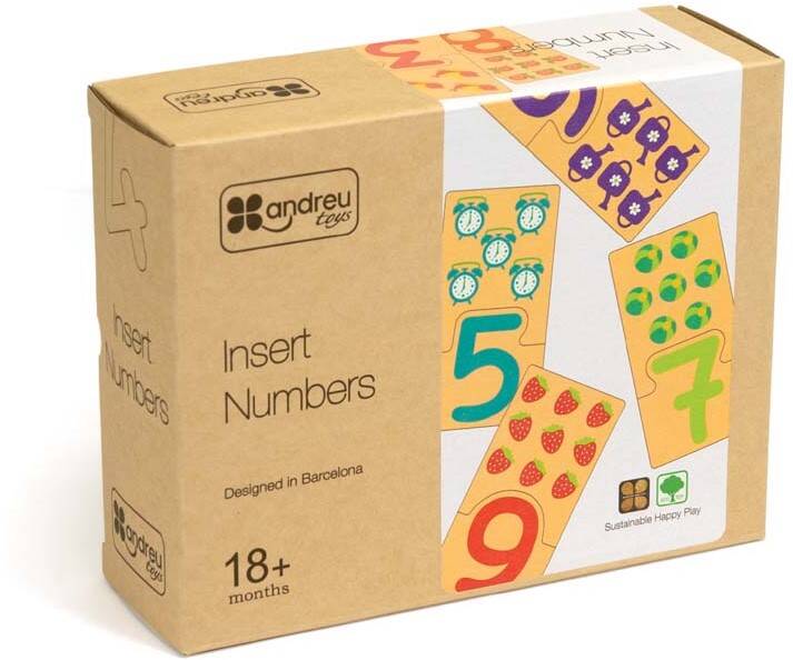 ANDREU Toys | Nummer insteekpuzzel