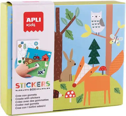 APLI Kids | Stickerkaarten | Bos