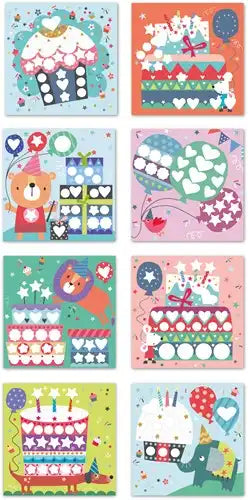 APLI Kids | Stickers in blik | Feest