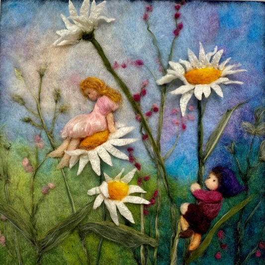 Ann Galland | Seizoensplaat | Madeliefjes