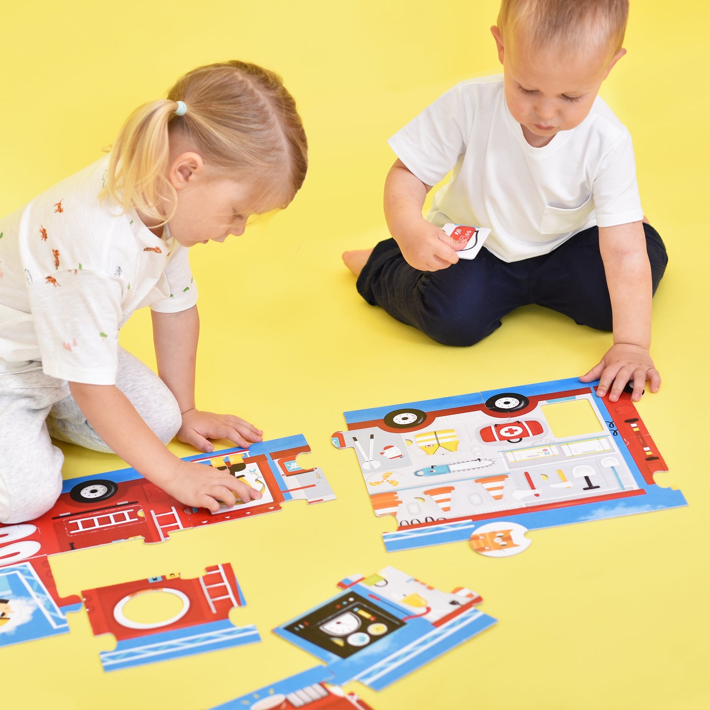 Banana Panda | Make a Match Puzzel | Brandweerauto