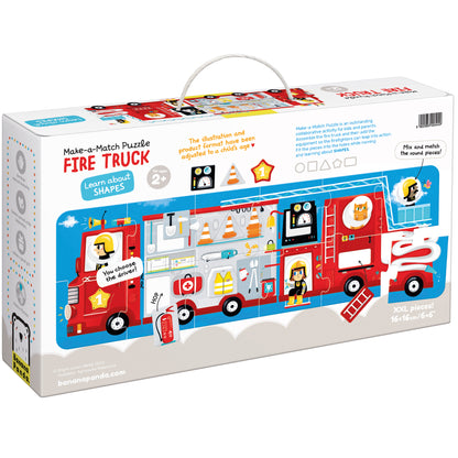 Banana Panda | Make a Match Puzzel | Brandweerauto