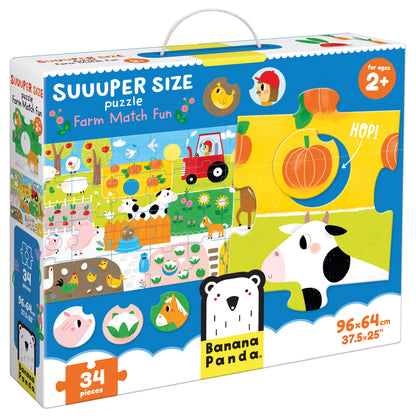 Banana Panda | Super Size Match Puzzel | Boerderij