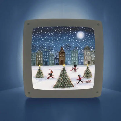 Bijdehansje | Seizoensplaat | Kerst Schaatsen