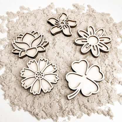 Leukmetletters | Vulvorm | Mini Set | Bloemen