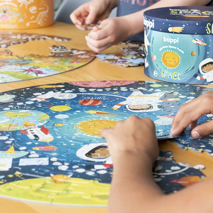 Boppi | Ronde Puzzel | Ruimtevaart | 150 stukjes