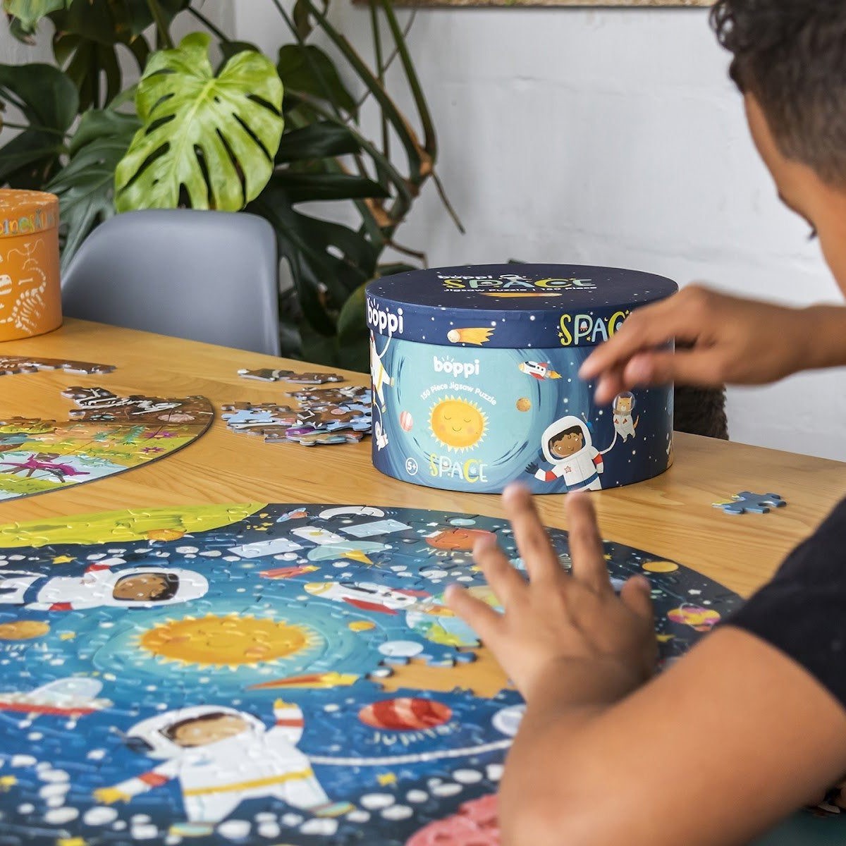 Boppi | Ronde Puzzel | Ruimtevaart | 150 stukjes