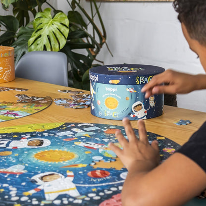Boppi | Ronde Puzzel | Ruimtevaart | 150 stukjes