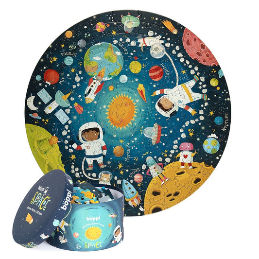 Boppi | Ronde Puzzel | Ruimtevaart | 150 stukjes