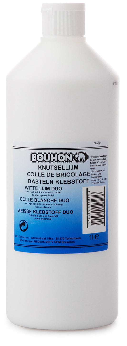 Witte knutsellijm - 1 liter | Bouhon