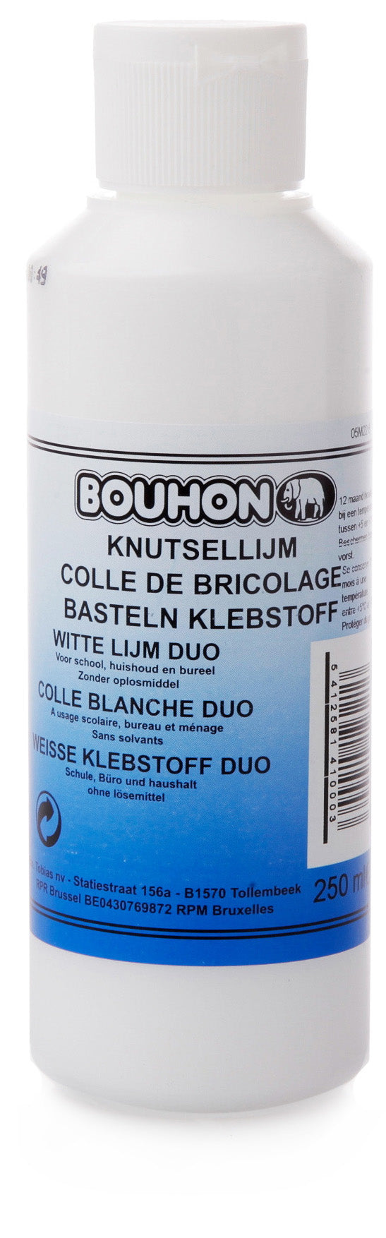 Witte knutsellijm - 250 gram | Bouhon