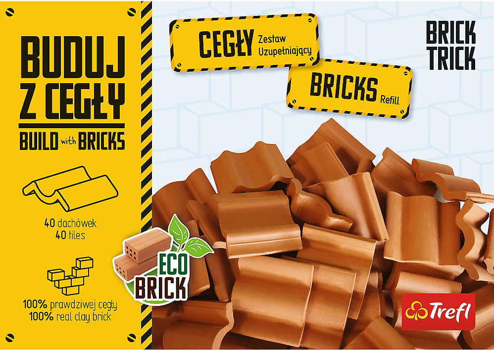 Brick Trick - Onderdelen - 40 Dakpannen