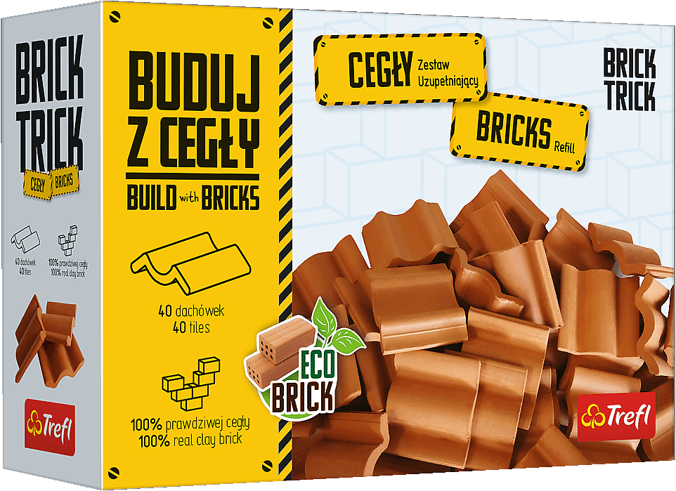 Brick Trick - Onderdelen - 40 Dakpannen