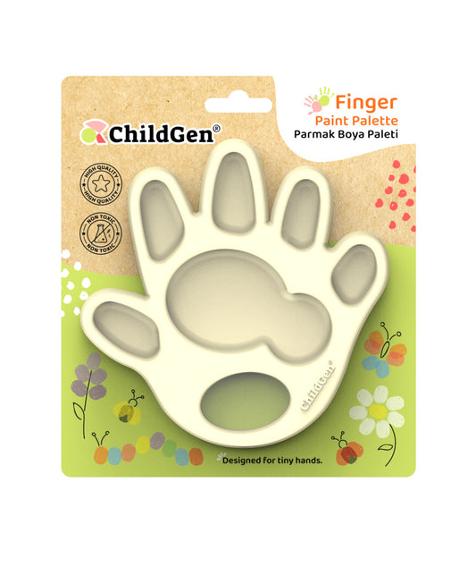 ChildGen® | Vingerverf Palette | Beige