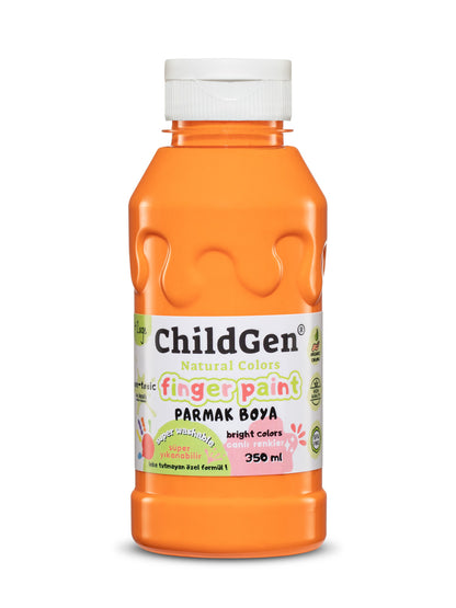 ChildGen® | Vingerverf | Geel - Oranje - Paars