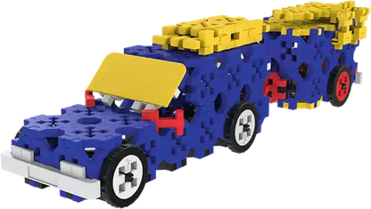 Trefl | Connect | Bouwblokken L | Bouwvoertuigen / SUV met Trailer | stuks