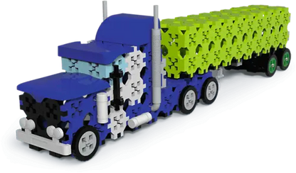 Trefl | Connect | Bouwblokken L | Vrachtwagen / Bouwplaats | stuks