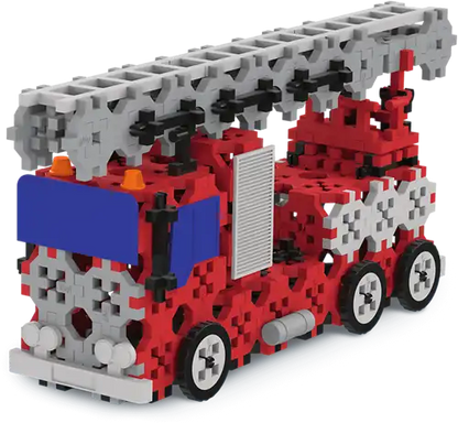 Trefl | Connect | Bouwblokken M | Brandweerwagen / Rups Graafmachine | stuks