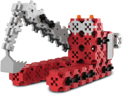 Trefl | Connect | Bouwblokken M | Brandweerwagen / Rups Graafmachine | stuks