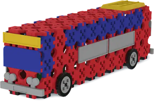 Trefl | Connect | Bouwblokken M | Bus / Pick-up | stuks