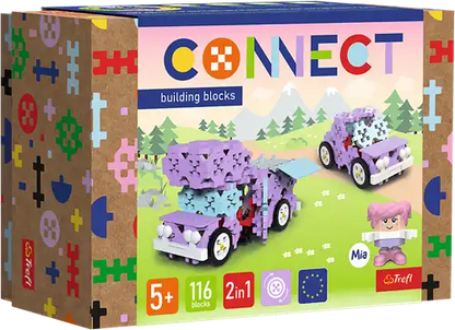 Trefl | Connect | Bouwblokken S | Camper / Kleine Auto | stuks