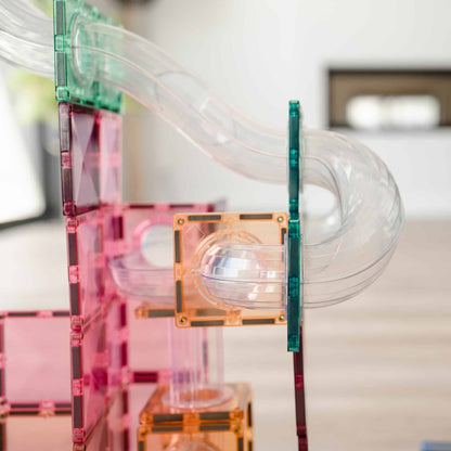 Connetix® | Ball Run Expansion Pack | Pastel | 80 Stuks