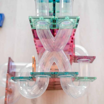 Connetix® | Ball Run Expansion Pack | Pastel | 80 Stuks