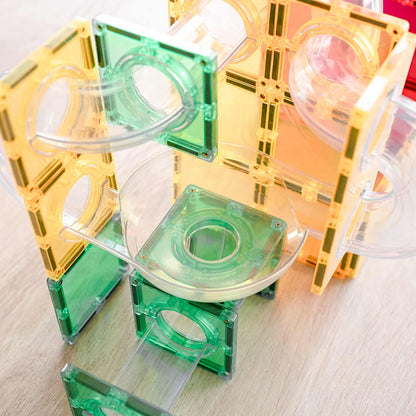 Connetix® | Ball Run Expansion Pack | Rainbow | 66 Stuks