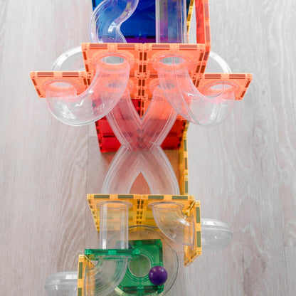 Connetix® | Ball Run Expansion Pack | Rainbow | 66 Stuks