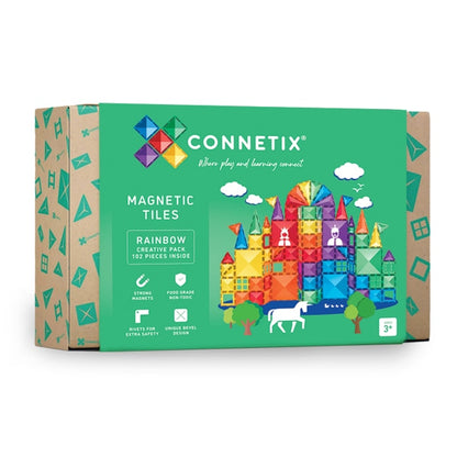 Connetix® | Creative Pack | Rainbow | 102 Stuks
