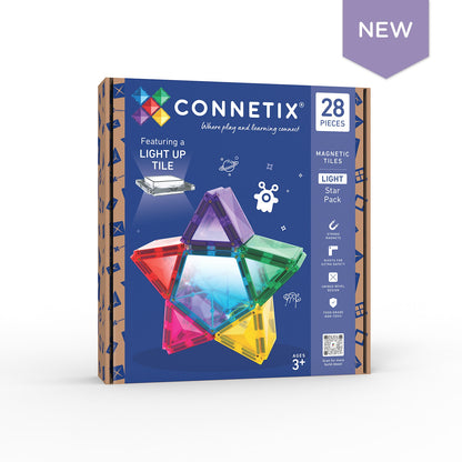 Connetix® | Light Star Pack | 28 Stuks