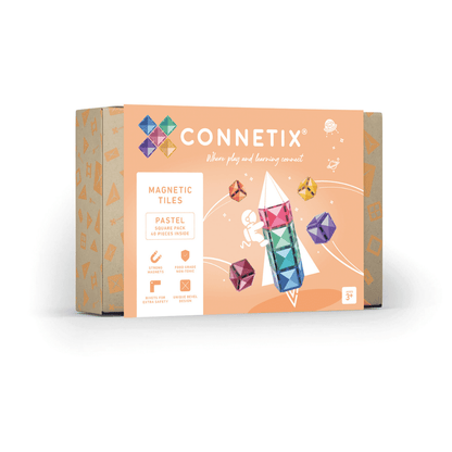 Connetix® | Square Pack | Pastel | 40 Stuks