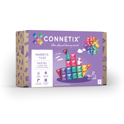 Connetix® | Starter Pack | Pastel | 64 Stuks