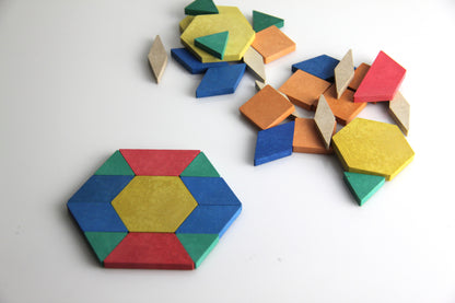 Wissner | Geometrische Patroonblokken | 40 stuks