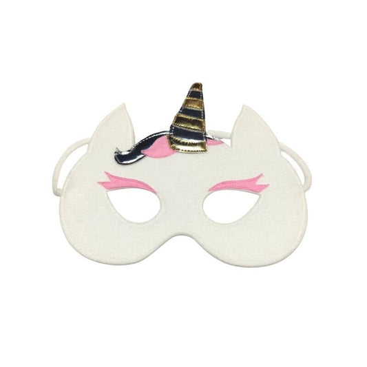 Jolly Designs | Vilten Kindermasker | Eenhoorn