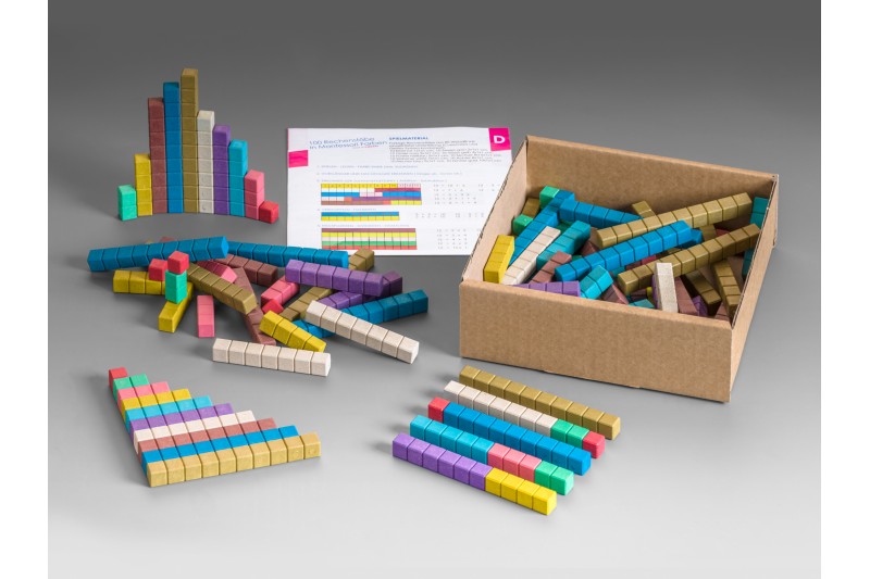 Wissner | Rekenstaven | Montessori kleuren | 100 stuks