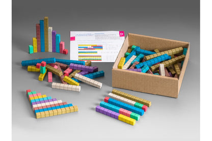 Wissner | Rekenstaven | Montessori kleuren | 100 stuks